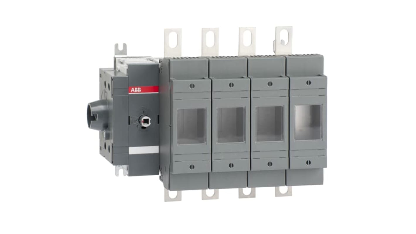 ABB Fuse Switch Disconnector, 4 Pole, 200A Max Current, 200A Fuse Current