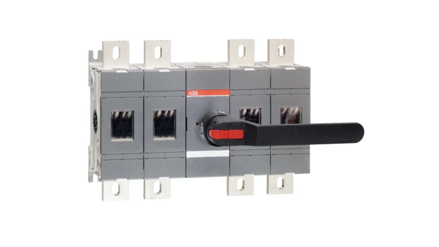 Interruptor seccionador ABB Bastidor cerrado, 1000A, 4 1kA Interruptores-separadores ac - Manual 1SCA02
