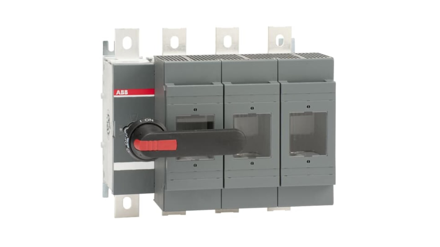 ABB Fuse Switch Disconnector, 4 Pole, 630A Max Current, 630A Fuse Current