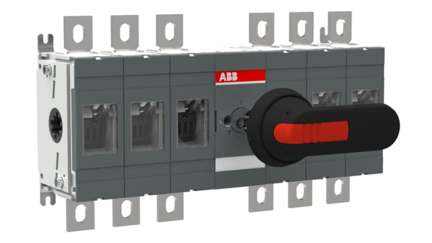 Interruptor seccionador ABB Bastidor cerrado, 400A, 6 400A Interruptores-seccionadores ac - Manual 1SCA10