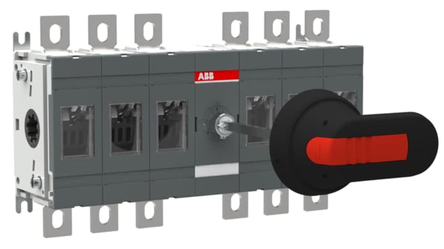 ABB 1SCA10 Trennschalter 6-polig, 200A, 200A, AC-Schalter-Trennschalter – Handbuch Geschlossen