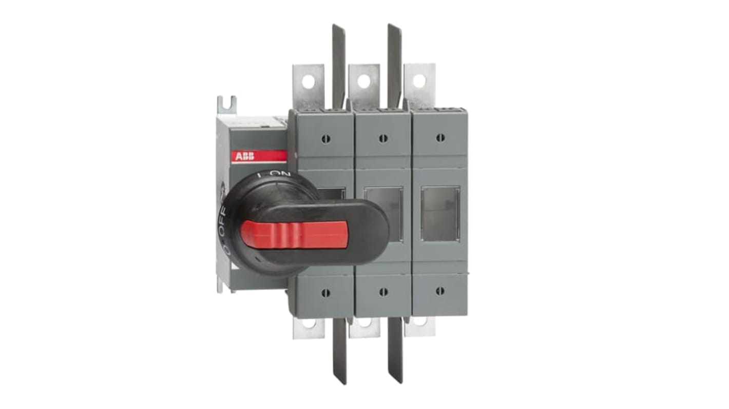 Interruptor seccionador con fusible ABB Bastidor cerrado, 160A, 3 100A OS 1SCA11