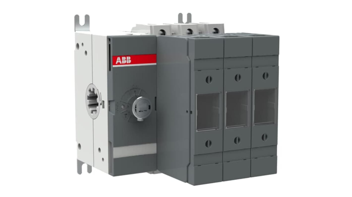 Interruptor seccionador con fusible ABB Bastidor cerrado, 32A, 3, Fusible NH000 32A OS 1SCA11