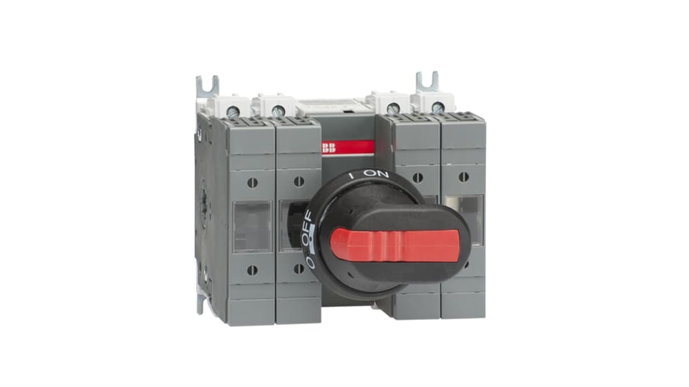 Interruptor seccionador con fusible ABB Bastidor cerrado, 32A, 4, Fusible NH000 32A OS 1SCA11