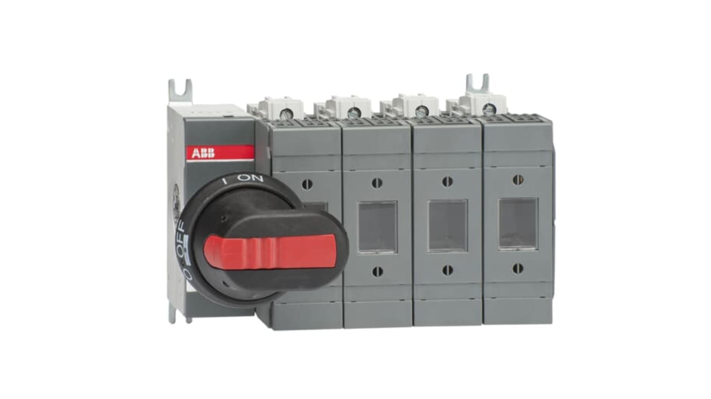 ABB Fuse Switch Disconnector, 4 Pole, 63A Max Current, 60A Fuse Current