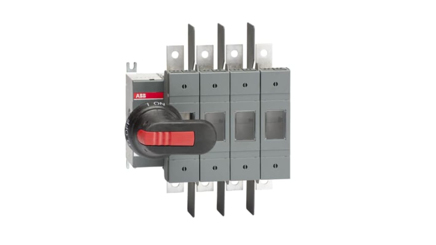 ABB Fuse Switch Disconnector, 4 Pole, 160A Max Current, 100A Fuse Current