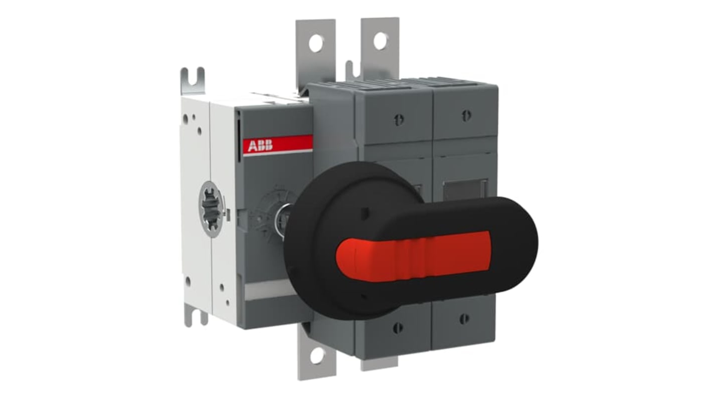 Interruptor seccionador con fusible ABB Bastidor cerrado, 125A, 2, Fusible A2-A4 125A OS 1SCA11