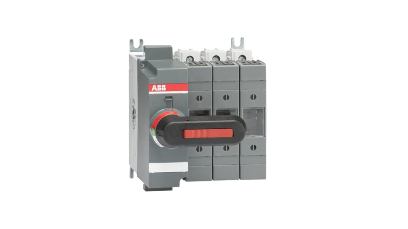 ABB Fuse Switch Disconnector, 3 Pole, 63A Max Current, 63A Fuse Current