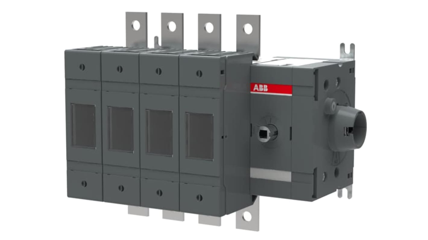 Interruptor seccionador con fusible ABB Bastidor cerrado, 100A, 4, Fusible A2-A4 100A OS 1SCA11