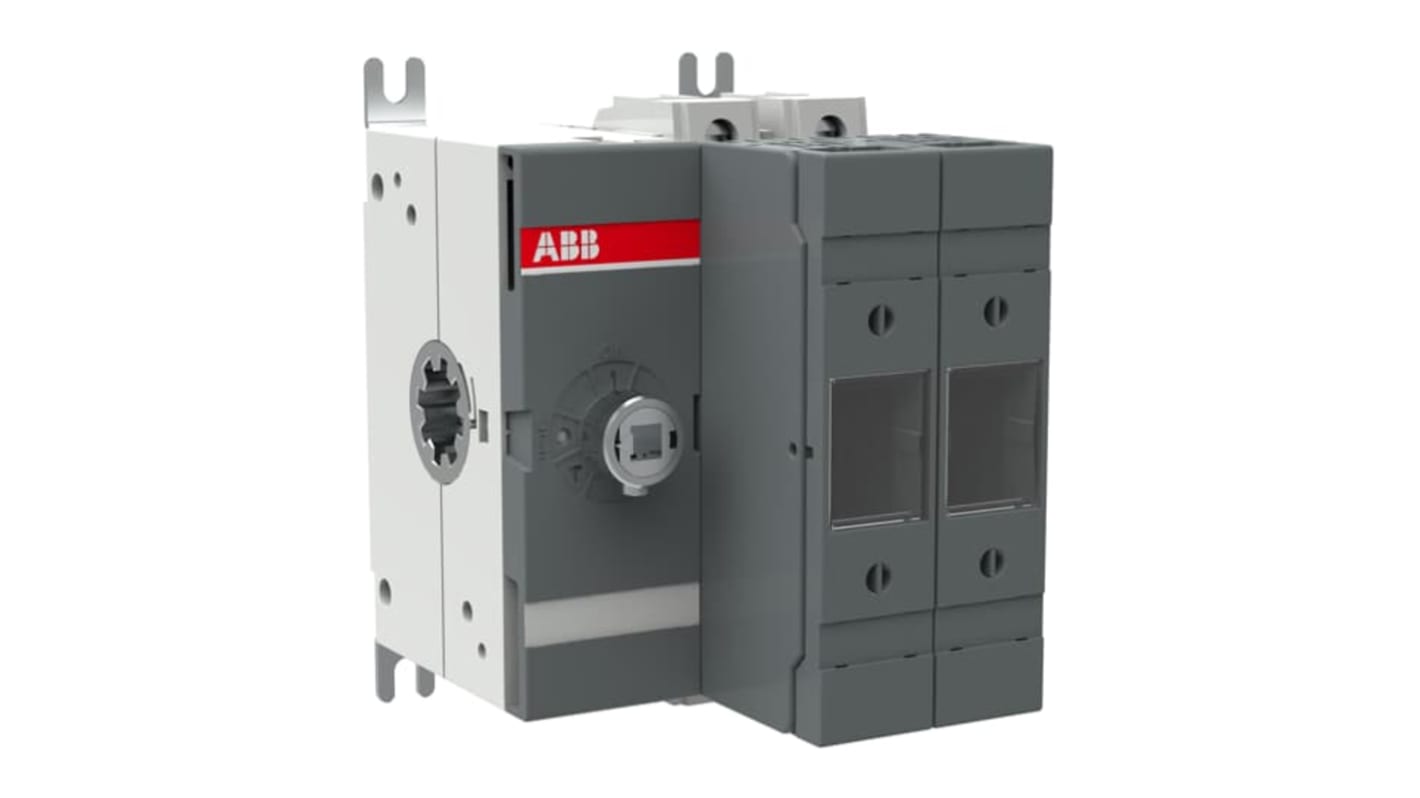 Interruptor seccionador con fusible ABB Bastidor cerrado, 32A, 2, Fusible A2-A3 32A OS 1SCA11