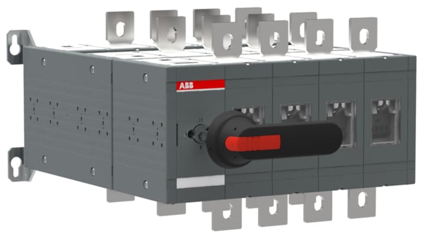 Sezionatore con interruttore ABB 1SCA123592R1001, corrente max 630A Integrato, 4 Interruttori di bypass manuali 1SCA12