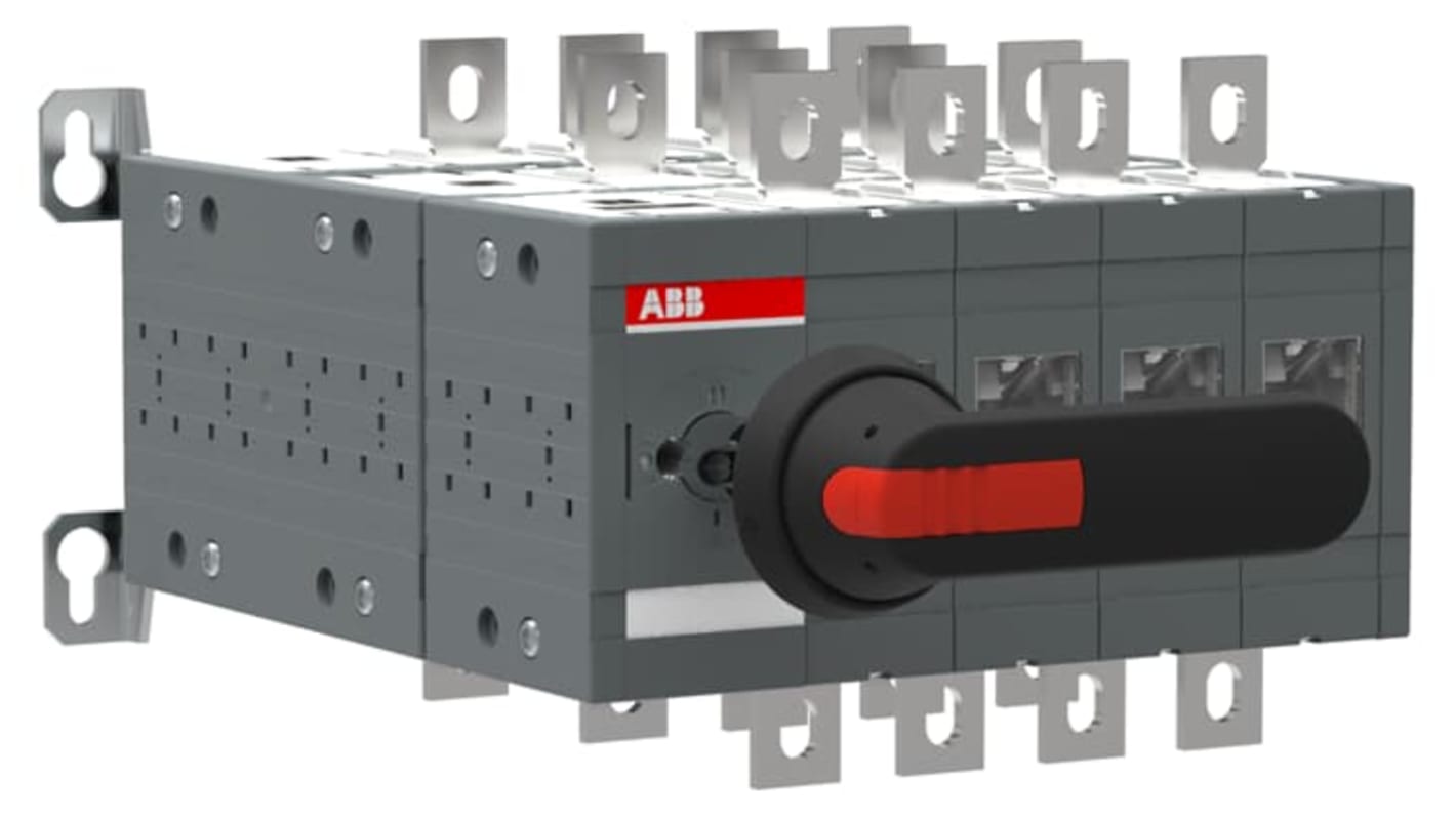 Sezionatore con interruttore ABB 1SCA124026R1001, corrente max 400A Integrato, 4 Interruttori di bypass manuali 1SCA12