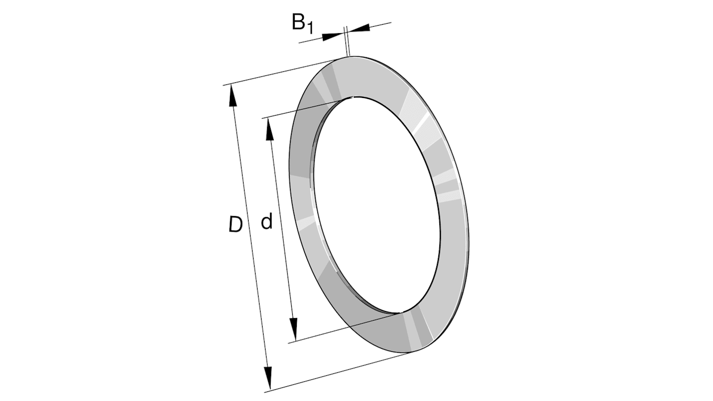 INA Axial Bearing Washers, AS2542