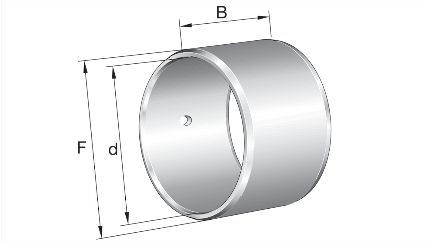INA Innenring für Rollenlager Typ Zylindrisch, Innen-Ø 17mm / Außen-Ø 22mm, Breite 14mm