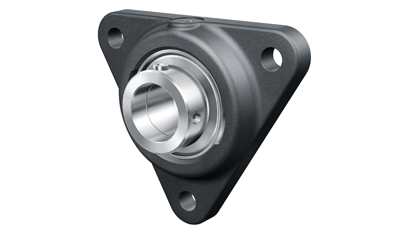 3 Hole Flange Bearing Unit, PCFTR25-XL, 25mm ID