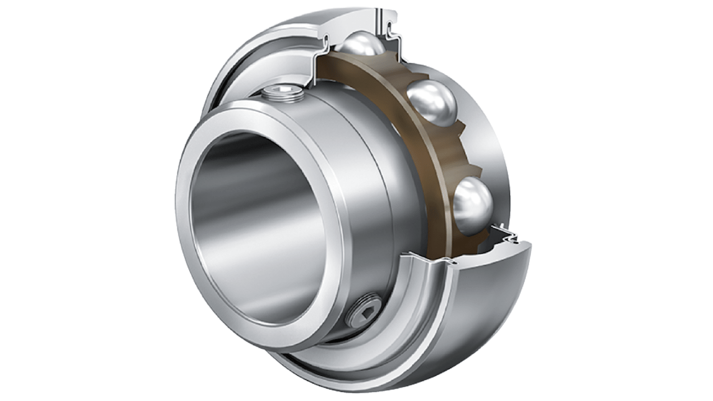 Rodamiento de inserción INA, Ø int. 60mm, Ø ext. 110mm