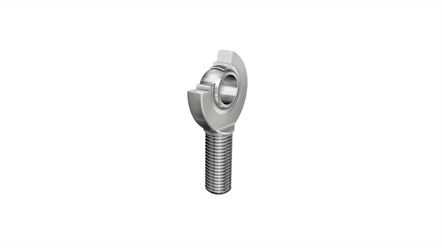 INA 104.5mm Stahl Gelenkkopf, Wellen-Ø 20mm, M20 Male, Traglast bis 31300N