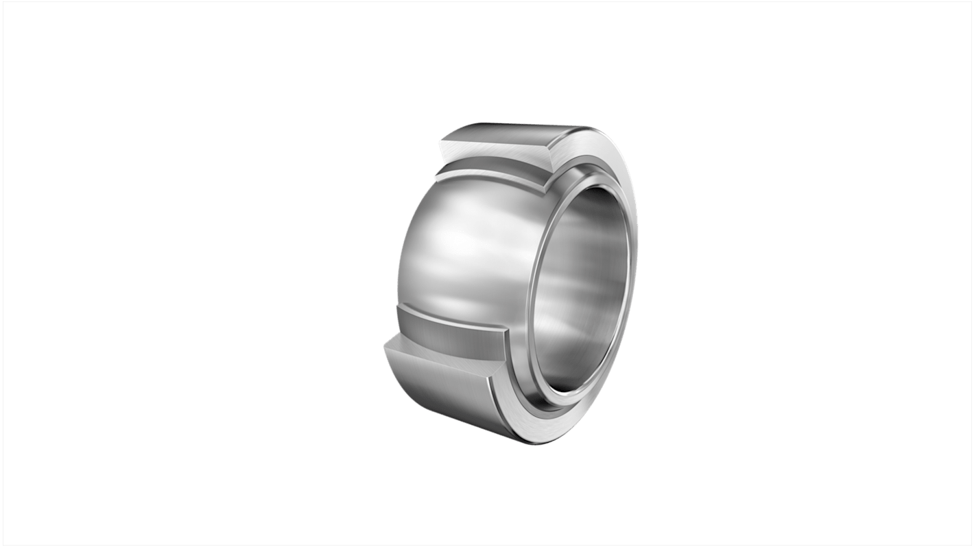 INA GE10-UK 10mm Bore Plain Bearing, 21600N Radial Load Rating, 19mm O.D