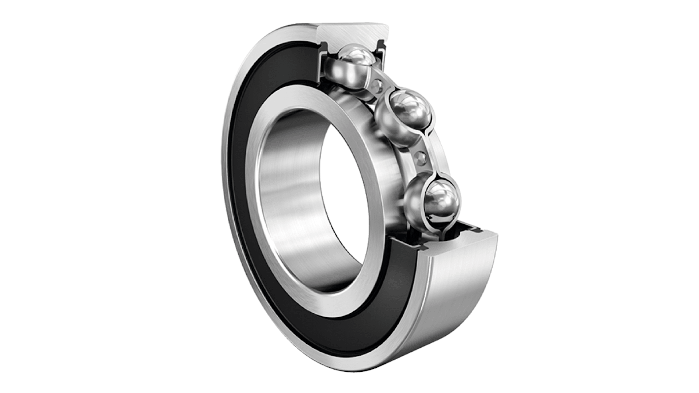 FAG 6014-2RSR Single Row Deep Groove Ball Bearing- Both Sides Sealed 70mm I.D, 110mm O.D