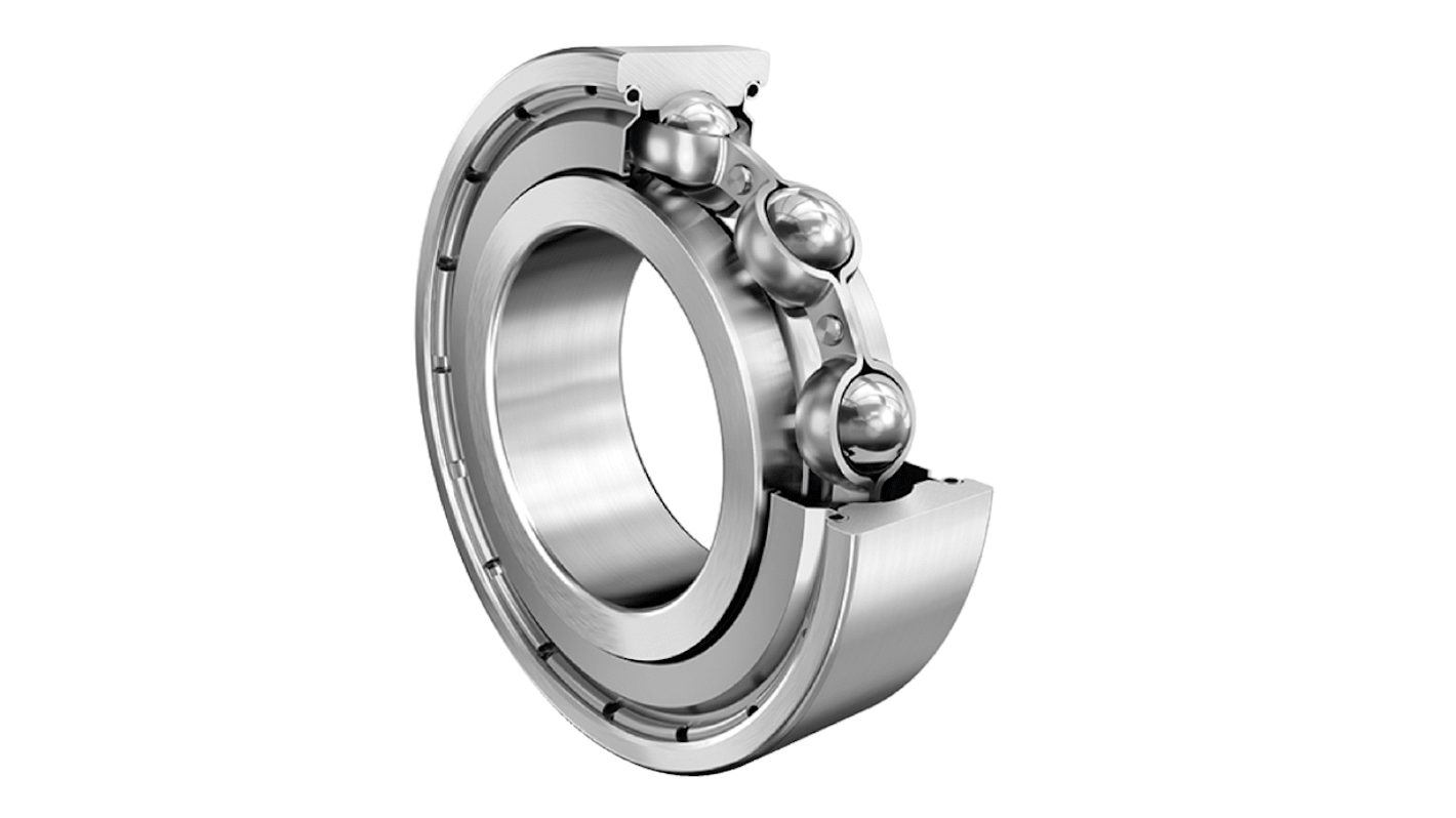 FAG 6214-2Z-C3 Single Row Deep Groove Ball Bearing- Both Sides Shielded 70mm I.D, 125mm O.D