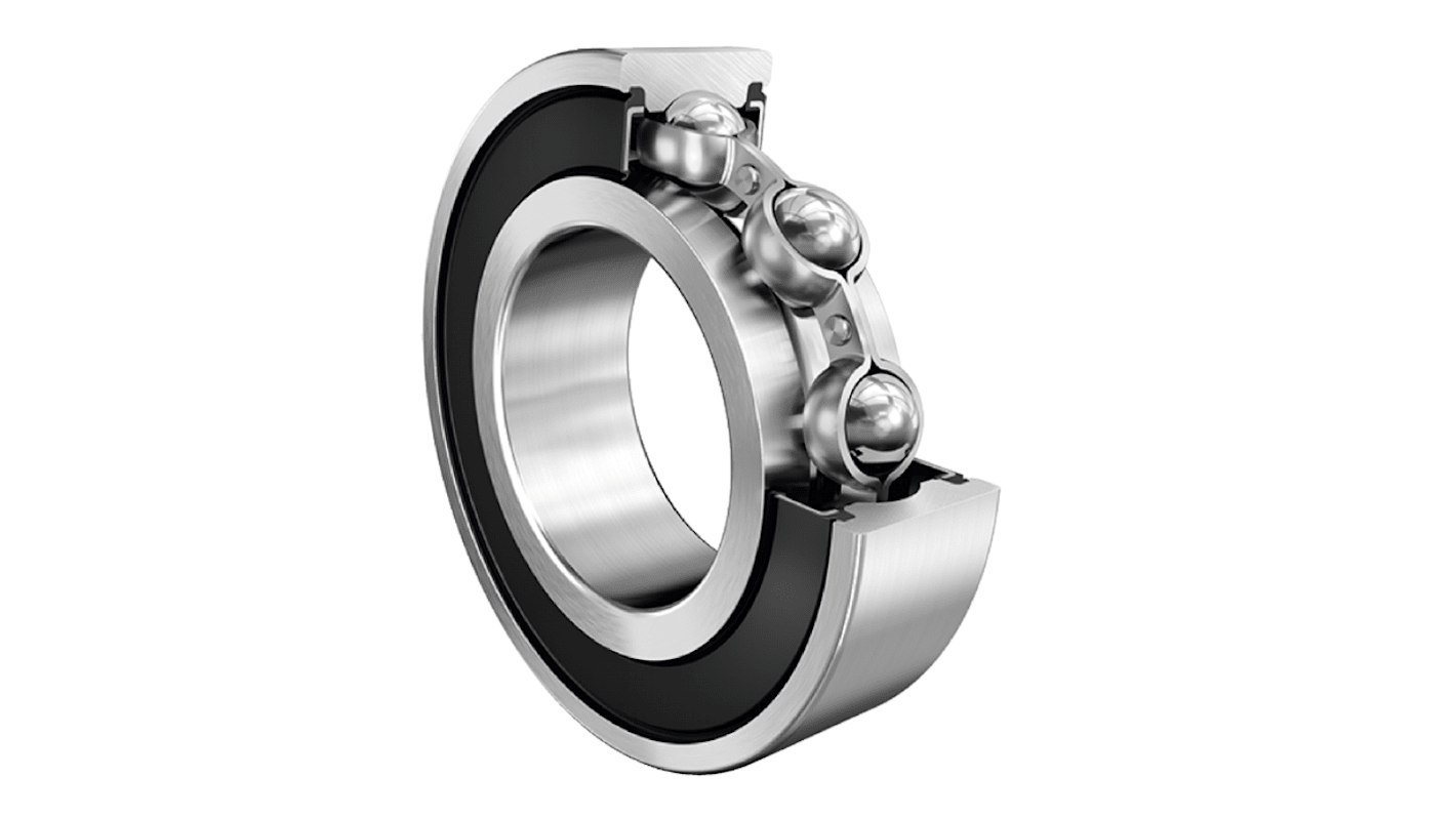 FAG 6215-2RSR Single Row Deep Groove Ball Bearing- Both Sides Sealed 75mm I.D, 130mm O.D