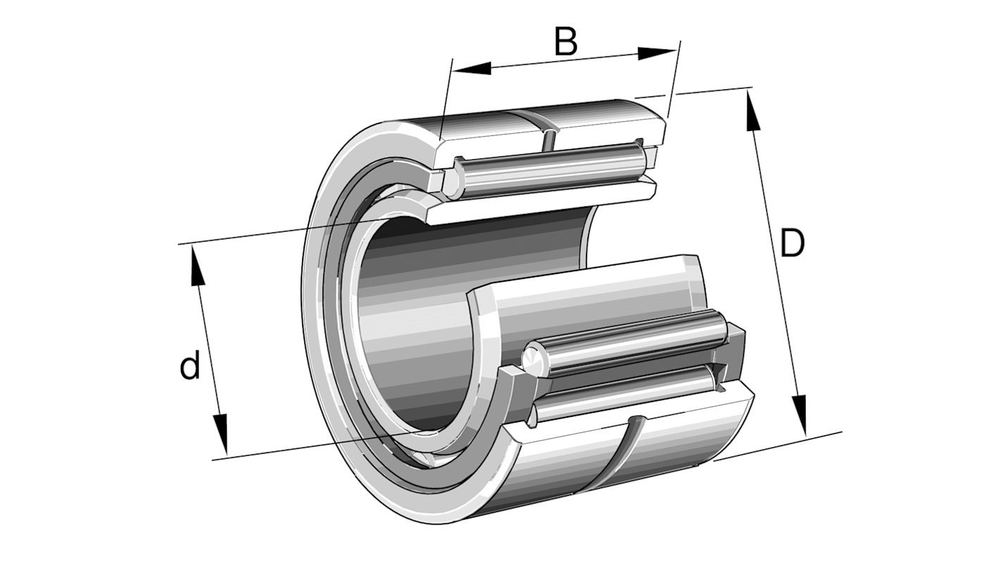 INA NA49/32XL 32mm I.D Needle Roller Bearing, 52mm O.D RS