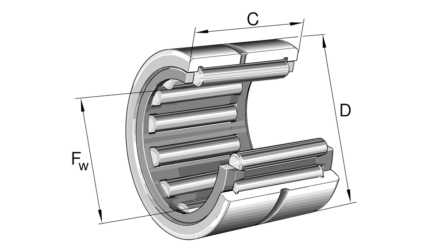INA RNA69/22XL 28mm I.D Cylindrical Roller Bearing, 39mm O.D RS