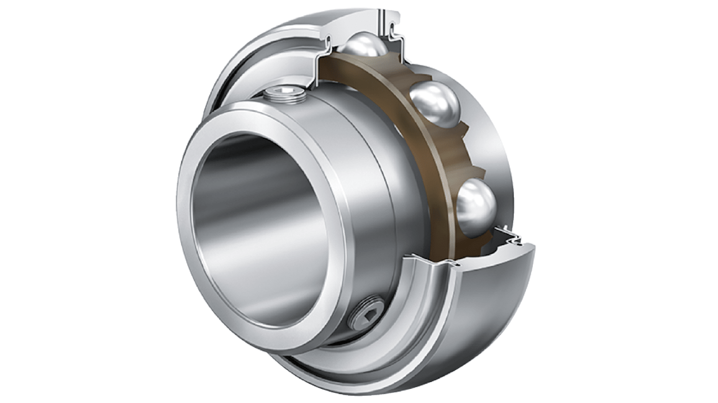 INA Bearing Inserts 30mm ID 62mm OD GYE30-KRR-B-VA-HLA | RS