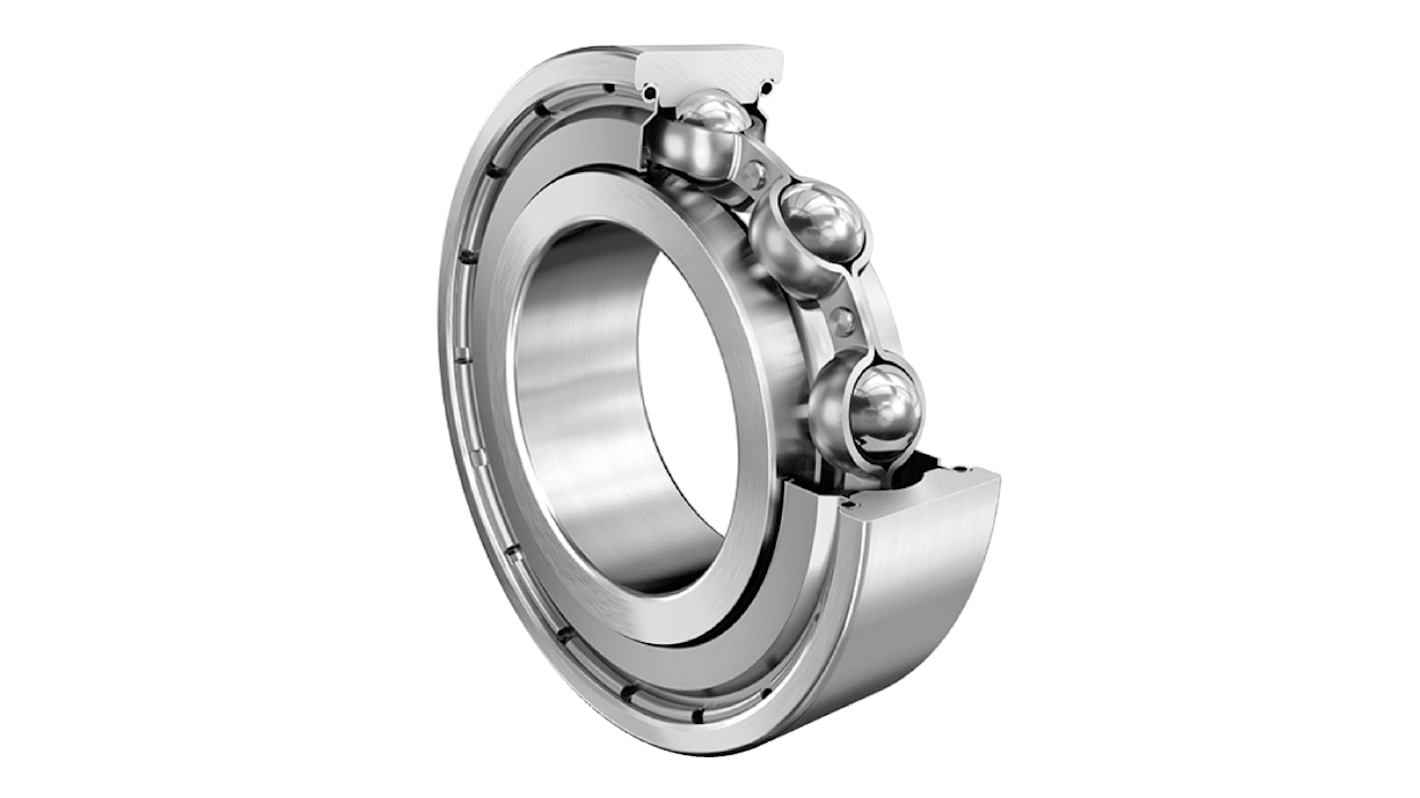 FAG 61801-2Z-HLC Single Row Deep Groove Ball Bearing- Both Sides Shielded 12mm I.D, 21mm O.D