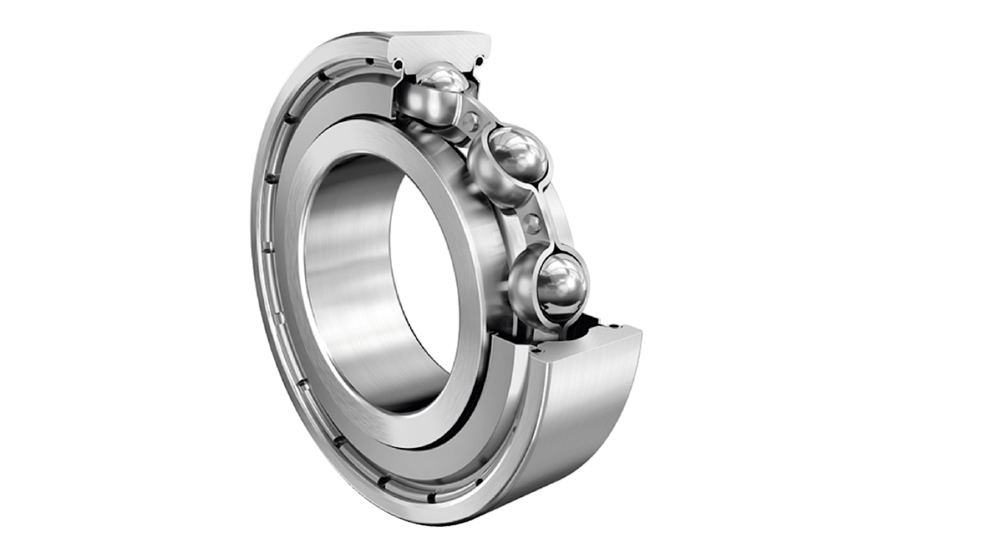 FAG 61802-2Z-HLC Single Row Deep Groove Ball Bearing- Both Sides Shielded 15mm I.D, 24mm O.D