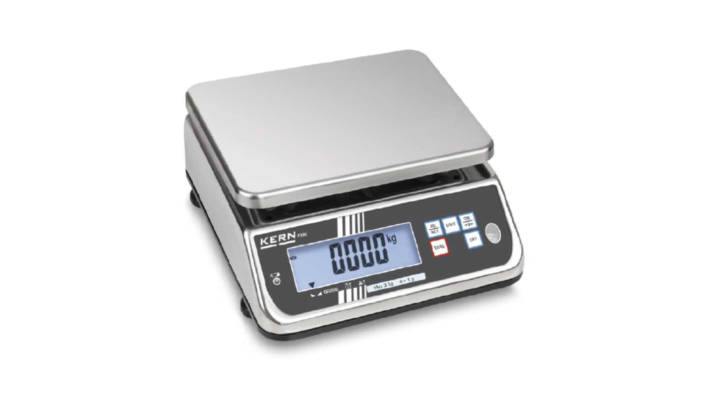 Kern FXN 3K-4N Bench Weighing Scale, 3kg Weight Capacity