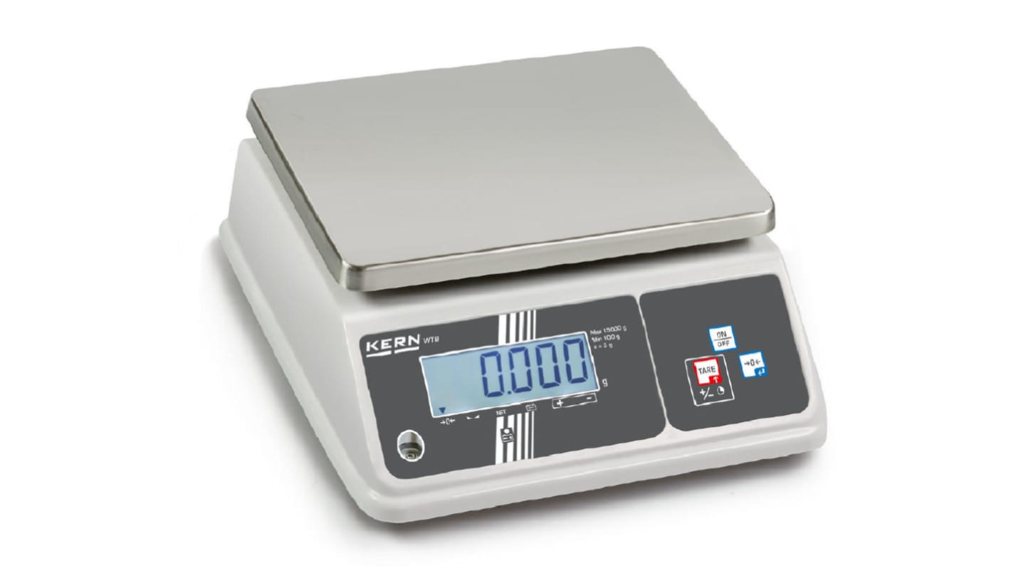 Kern WTB 10K-3N Bench Weighing Scale, 15kg Weight Capacity