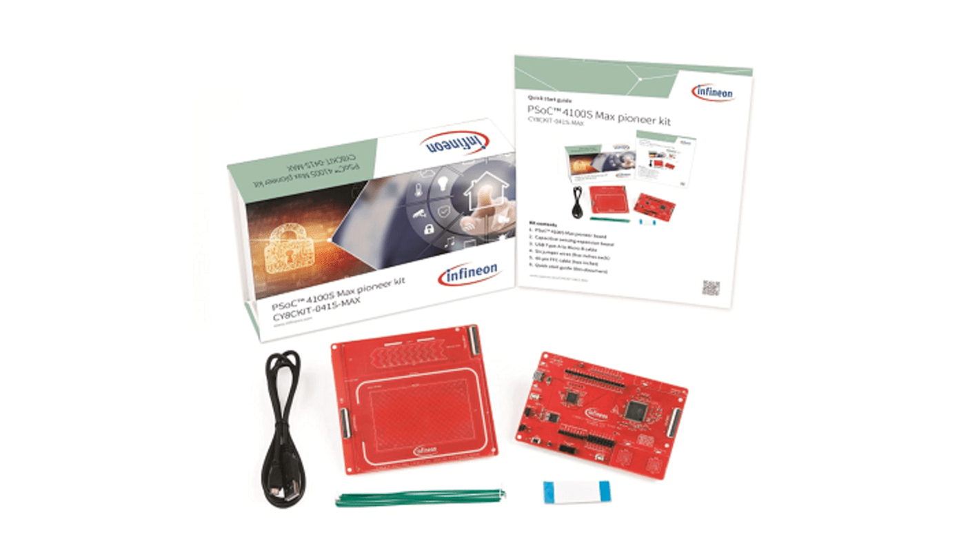 Infineon PSoC™ 4100S Max pioneer kit Udviklingssæt Udviklingskort CY8CKIT-041S-MAX