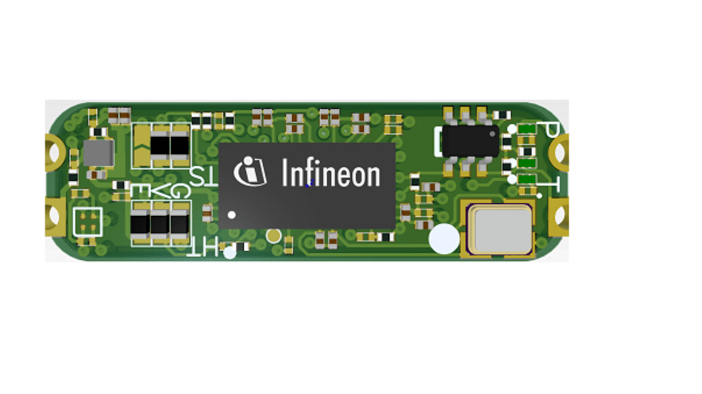 Placa de sensor Antena, Bluetooth Sensor Infineon SHIELD_AUTONOM_BGT60, frecuencia 61.5GHz