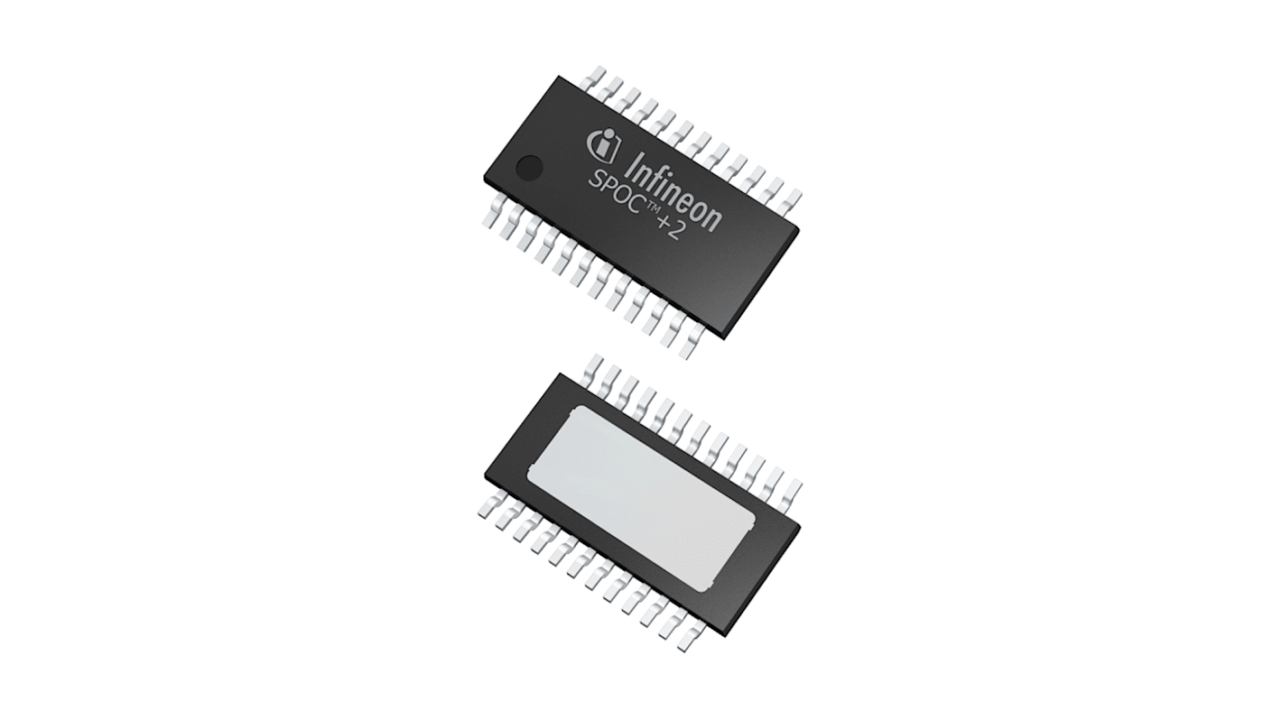 Infineon BTS710336ESPXUMA1 6 csatornás Teljesítménykapcsoló IC, Magas oldal, 24-pin, TSDSO