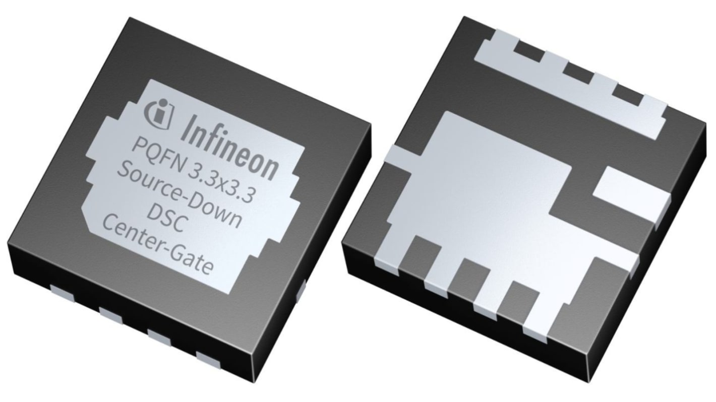 MOSFET Infineon IQE013N04LM6CGSCATMA1, VDSS 40 V, ID 205 A, WHTFN de 9 pines