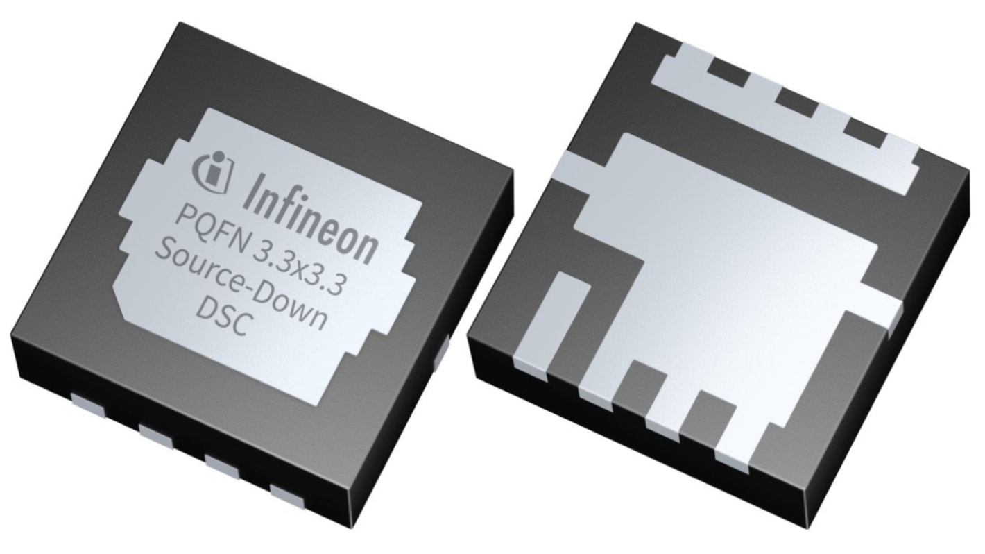 MOSFET Infineon IQE013N04LM6SCATMA1, VDSS 40 V, ID 205 A, WHSON de 8 pines