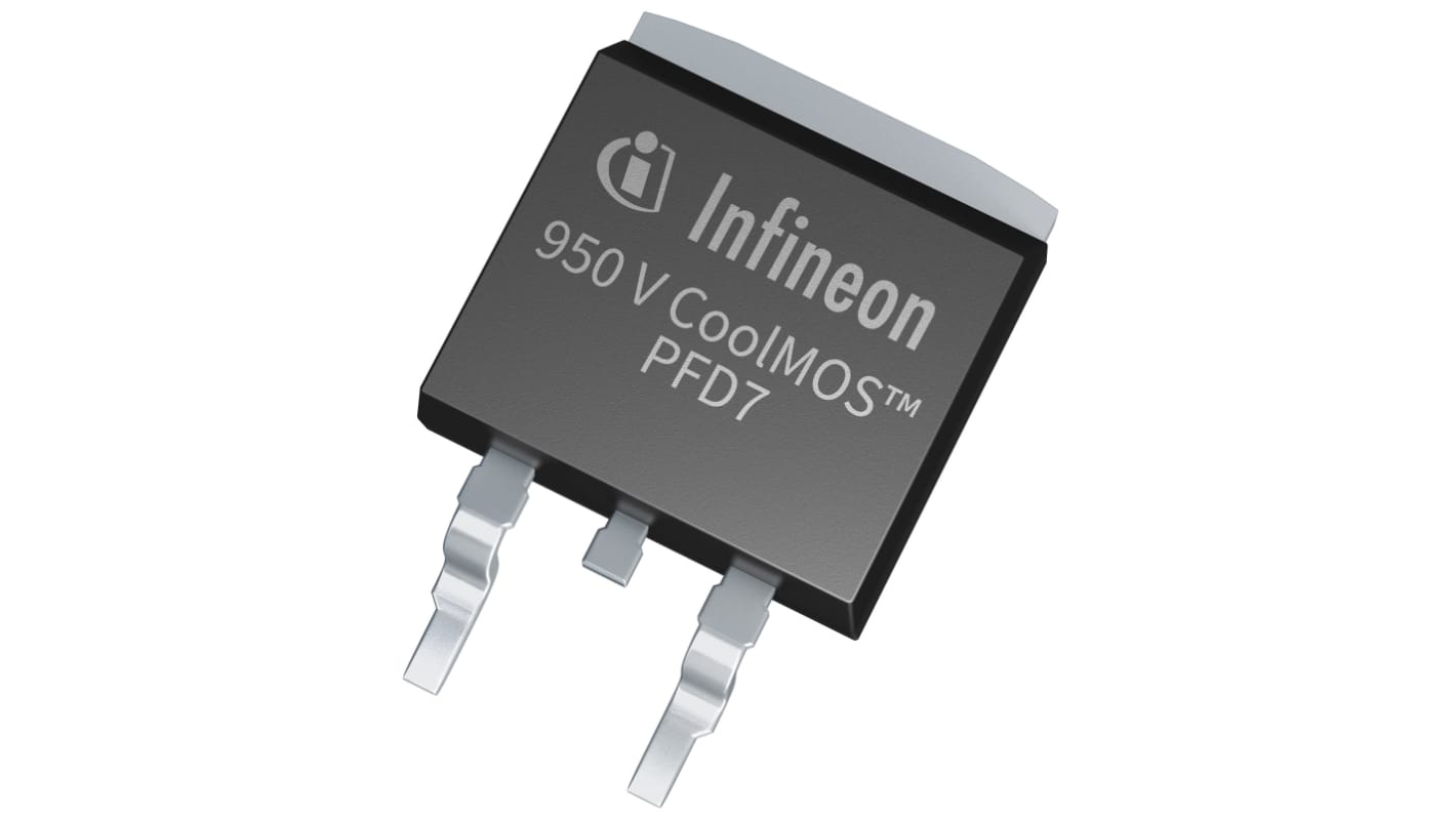 Infineon Nチャンネル MOSFET950 V 13.3 A パッケージTO-263 3 ピン