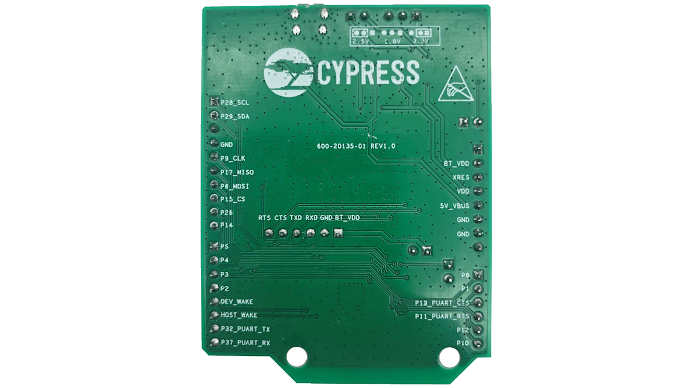 Infineon Evaluation Kit CYBT-223058-EVAL Bluetooth Evaluation Board for IoT Applications 2.4GHz CYBT-223058-EVAL