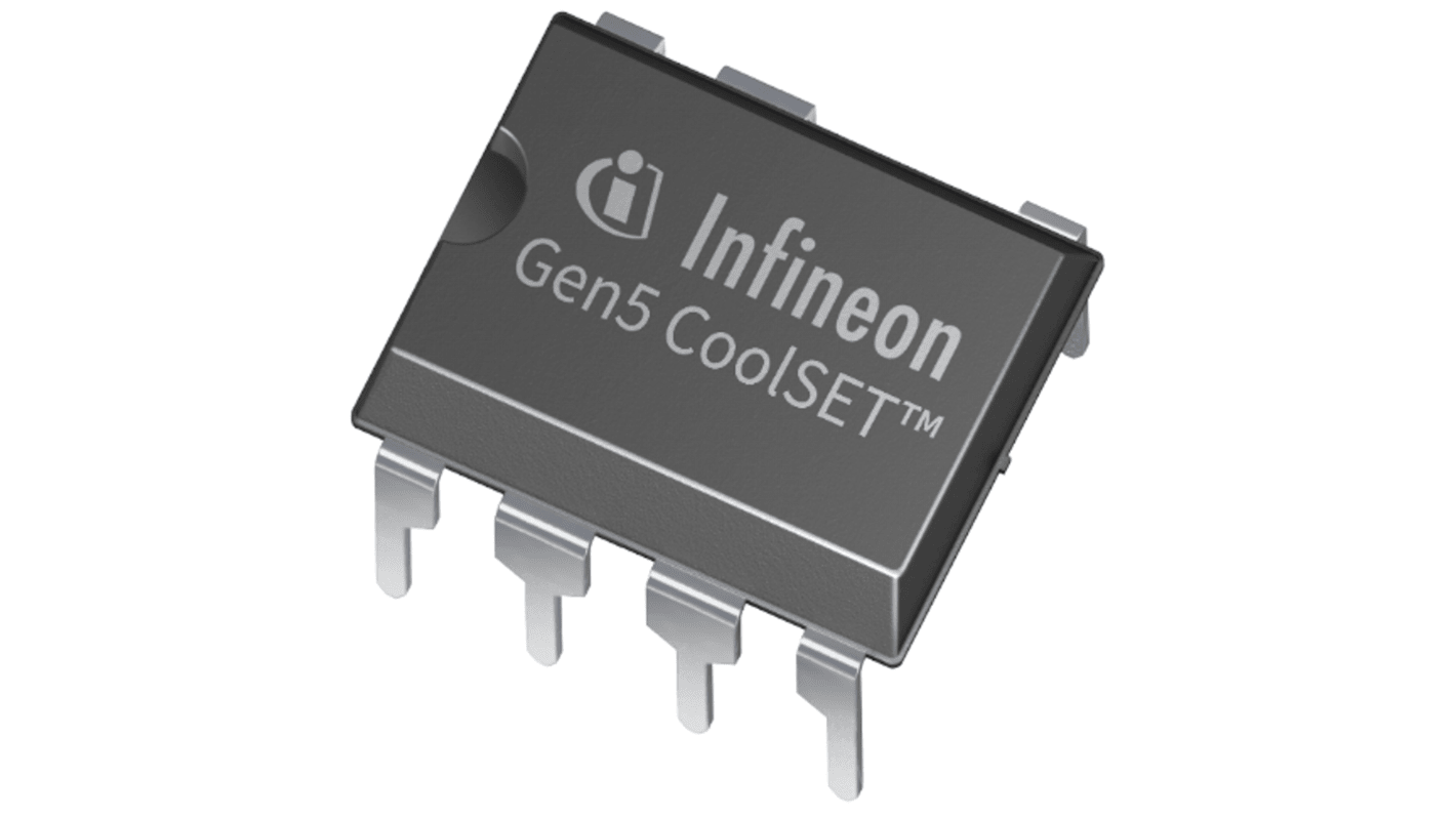Infineon ICE5BR2280BZXKLA1 Teljesítményvezérlő kapcsoló, Alacsony oldal