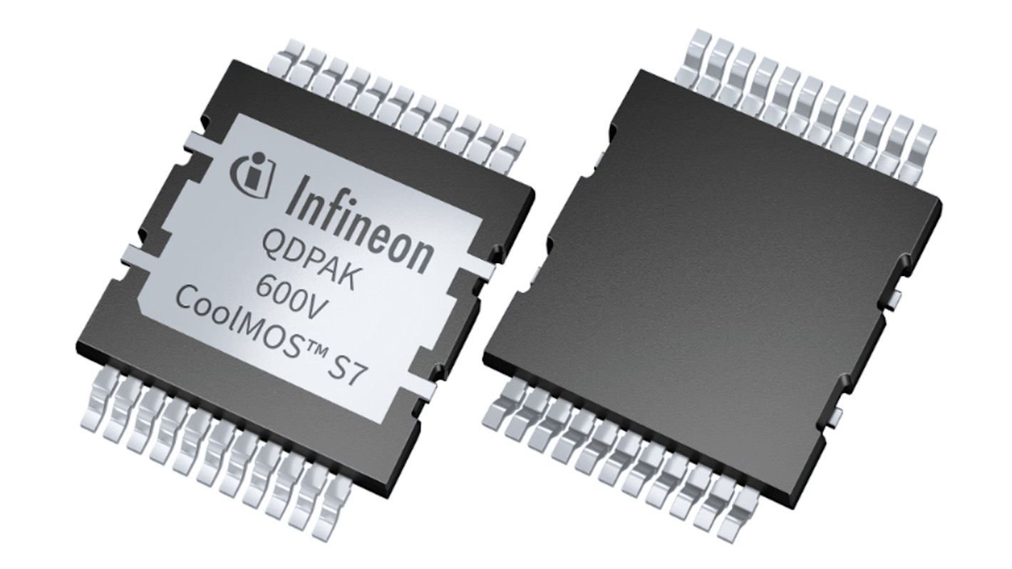 N-Channel MOSFET Transistor, 24 A, 600 V PG-HDSOP-22-1 Infineon IPDQ60R022S7XTMA1