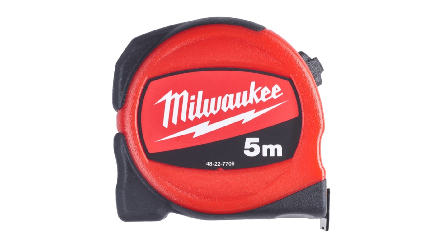 Mètre ruban Milwaukee 5m x 25 m Métrique