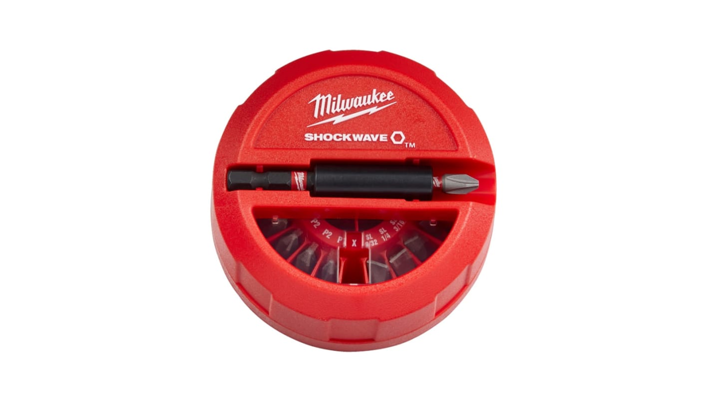 Jeu d'embouts de vissage Milwaukee x 15 pièces