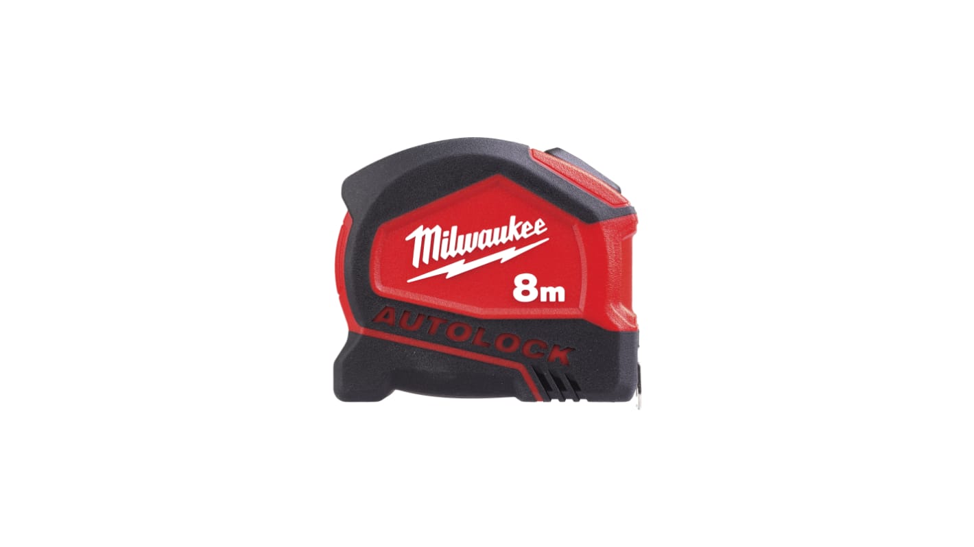 Mètre ruban Milwaukee 8m x 25 m Métrique