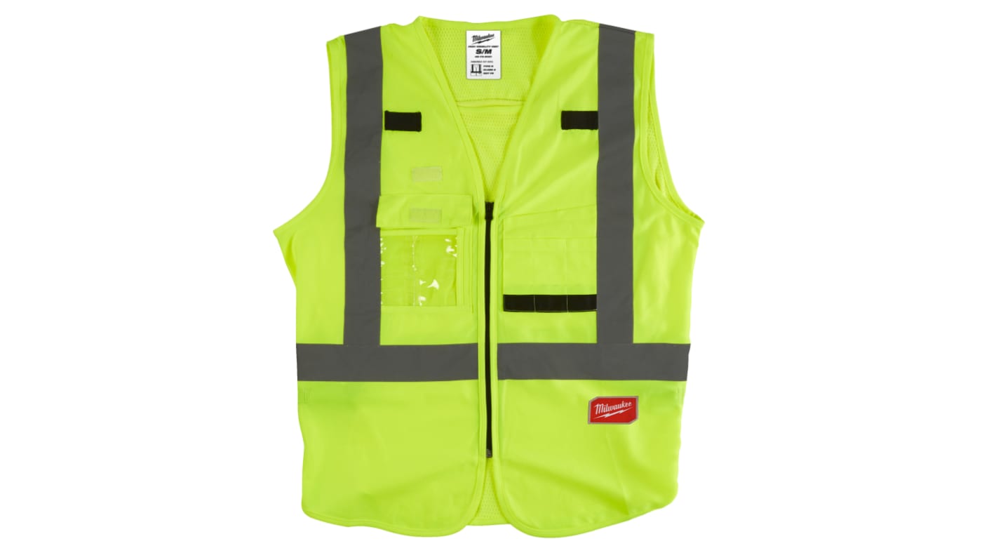 Gilet haute visibilité Jaune Milwaukee, taille Petit / moyen