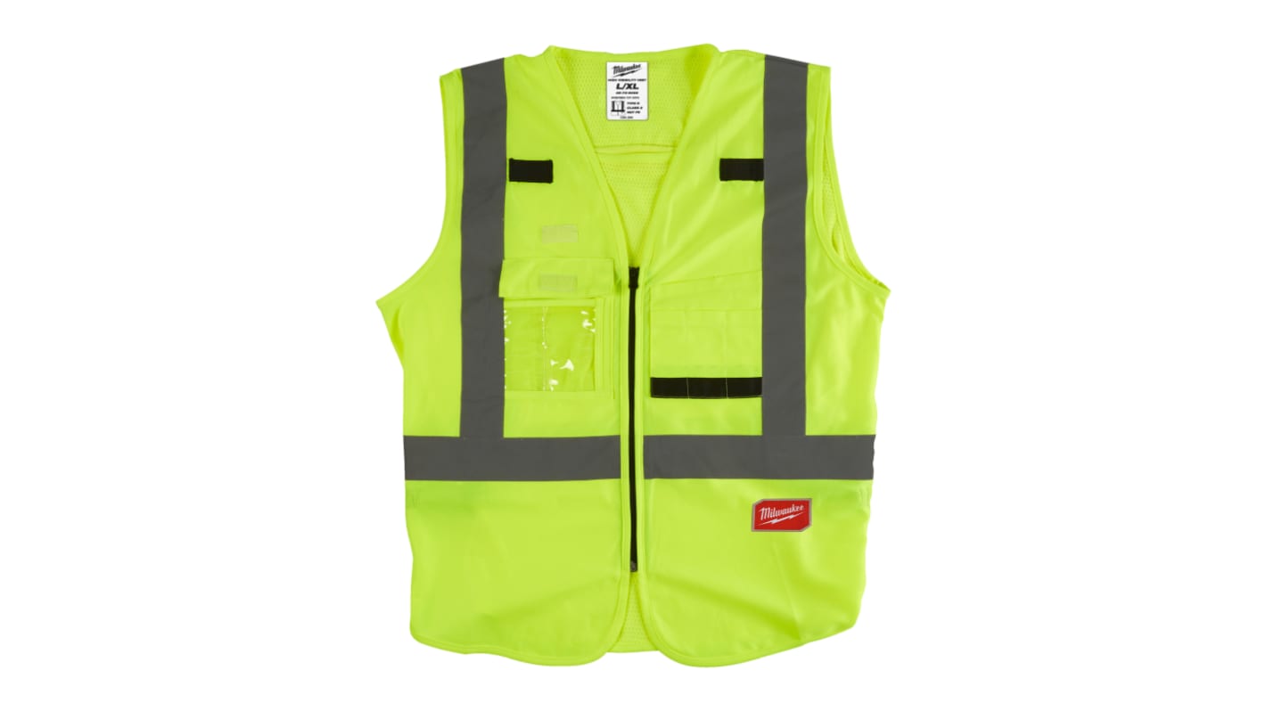 Milwaukee Yellow Hi Vis Vest, L/XL