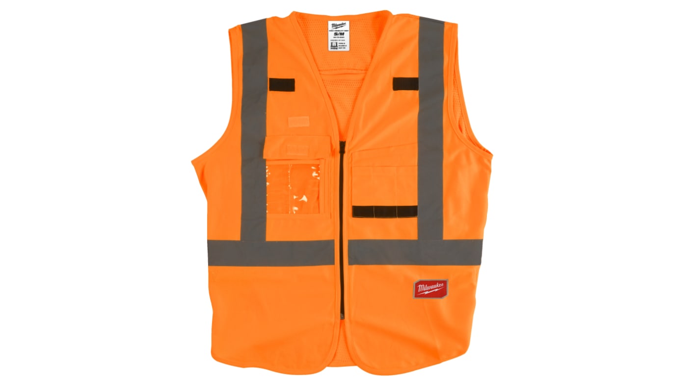 Gilet haute visibilité Orange Milwaukee, taille Petit / moyen