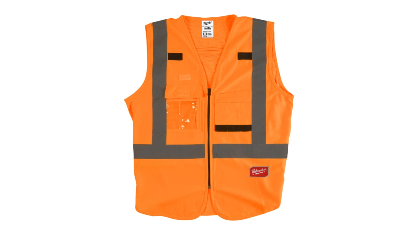 Milwaukee Orange Hi Vis Vest, L/XL