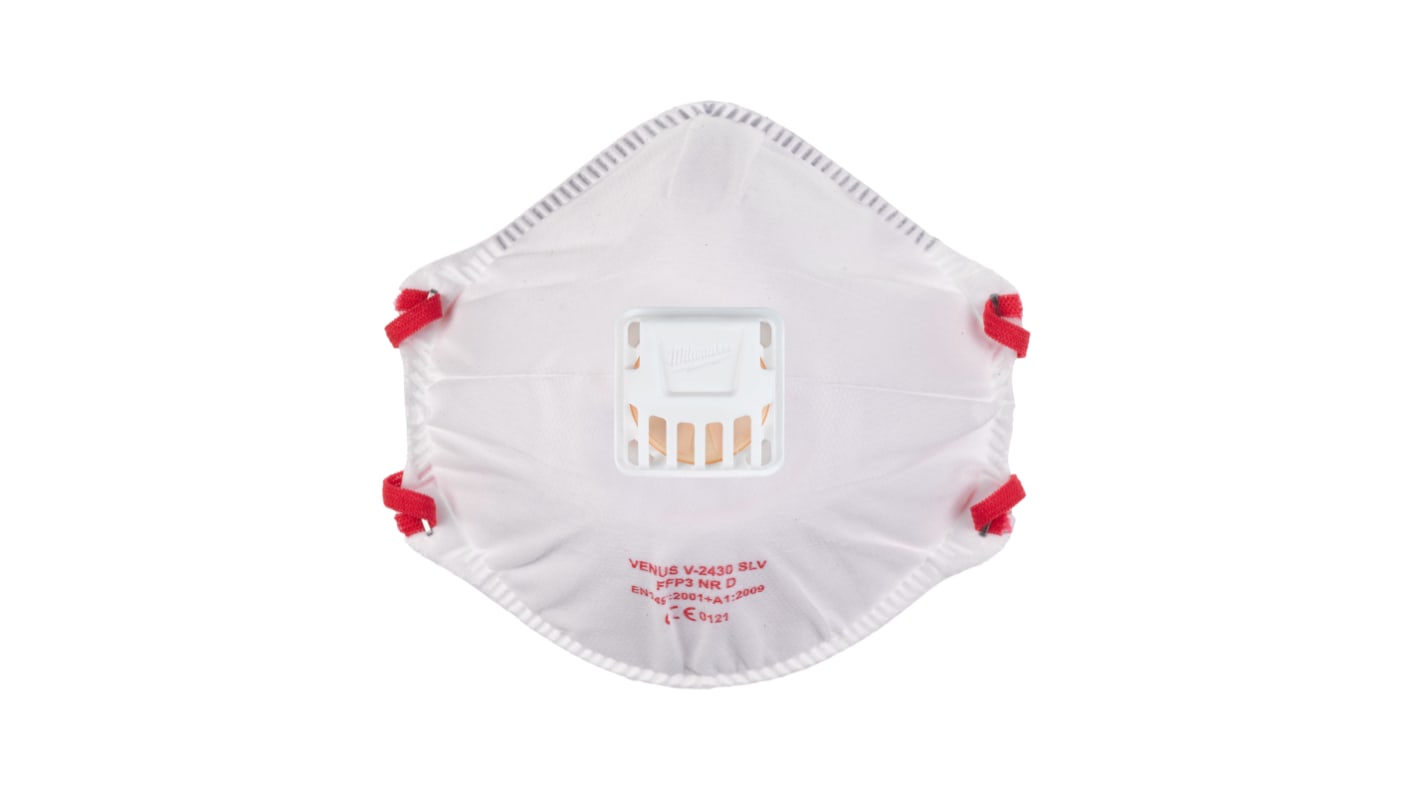 Masque respiratoire jetable Milwaukee FFP3, avec soupape