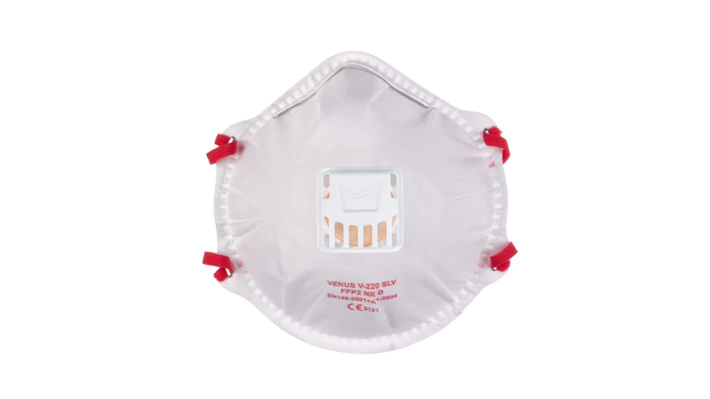 Masque respiratoire jetable Milwaukee FFP2, avec soupape